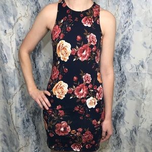 Windsor Bodycon Dress with Roses